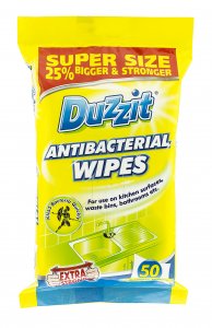 151 Anti-Bacterial Wipes 50Pk 12 x 12