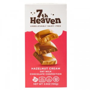 7th Heaven Hazelnut Cream Oat Milk Chocolate 14 x 100g