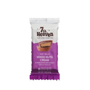 7th Heaven Mixed Nuts Cream Cups Oat Milk Chocolate 12 x 42g
