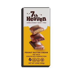 7th Heaven Peanut Butter Cream Oat Milk Chocolate 14 x 100g