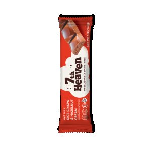 7th Heaven Rice Crisps & Hazelnut Cream Oat Milk Chocolate 20 x 45g