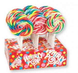 Adams & Brooks Whirly Pop 8cm Variety 24 x 42g 