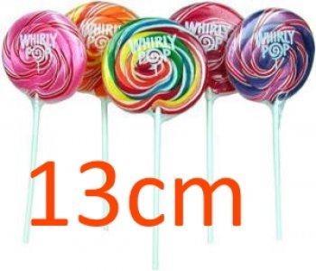 Adams & Brooks Whirly Pop Assorted Long 13cm 36 x 170g 