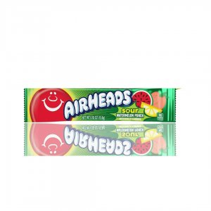 Airheads  Singles Sour Watermelon Punch 36 x 15.6g (0.55oz)