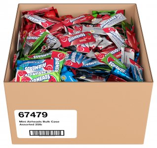 Airheads Mini Bars Assorted Bulk 11.35kg (25lb)