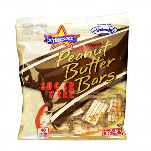 Atkinson Sugar Free Peg Bag Peanut Butter Bars 12 x 106g