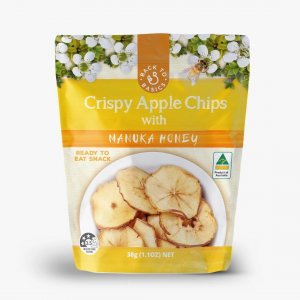 Back to Basics Crispy Apple Slices with Manuka Honey 10 x 30g