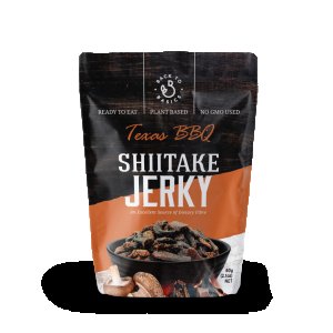Back To Basics Vegan Mushroom Jerky Texas BBQ  12 x 60g