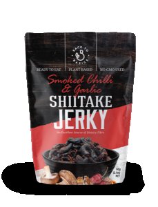 Back to Basics Vegan Mushroom Smoked Chilli Jerky 12 x 60g