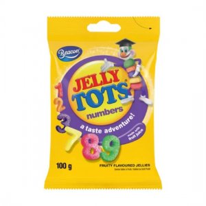 Beacon Jelly Tots Lick & Learn Numbers 40 x 100g