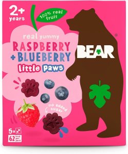 Bear Paws MULTIPACK Artic Raspberry & Blueberry 4 x 5 x 20g 