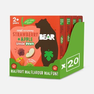 Bear Paws MULTIPACK Strawberry & Apple 4 x 5 x 20g 