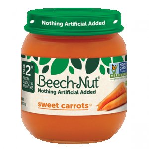Beech Nut Sweet Carrots Puree 10 x 113g (4oz)