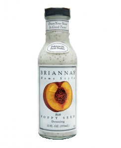 Briannas Dressing Rich Poppy Seed 6 x 355ml