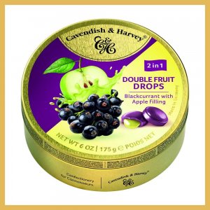 Cavendish & Harvey DROPS Duo Fruit Currant filled Apple NK 9 x 175g