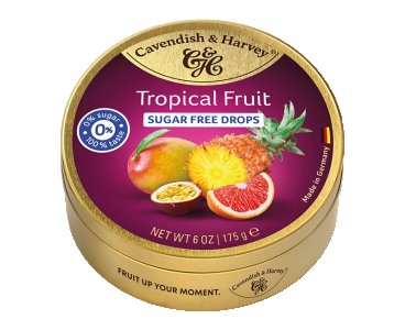 Cavendish & Harvey DROPS Sugar Free Tropical Drops NK 9 x 175g