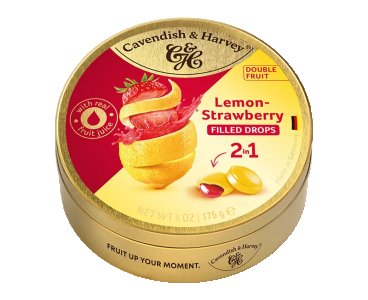 Cavendish & Harvey Lemon with Strawberry Filling NK 9 x 175g