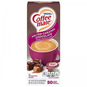 Coffee Mate Liquid Salted Caramel Chocolate Single Serve Creamer 4 x 50 x 11ml