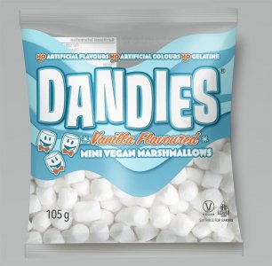 Dandies Vegan Marshmallows Mini Vanilla 20 x 105g