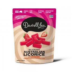 Darrell Lea Liquorice Strawberry 8 x 200g