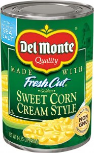 Del Monte Cream Style Corn 24 x 418g (14.75oz)