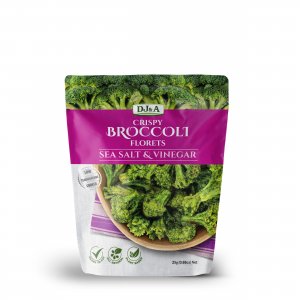 DJ & A Broccoli Florets Salt & Vinegar 12 x 25g