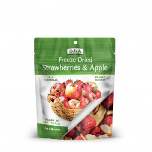 DJ & A Freeze Dried Strawberries & Apple 10 x 25g