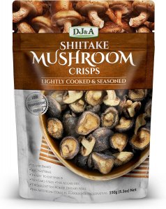 DJ&A Shitake Mushroom Crisps 16 x 150g (5.3oz)