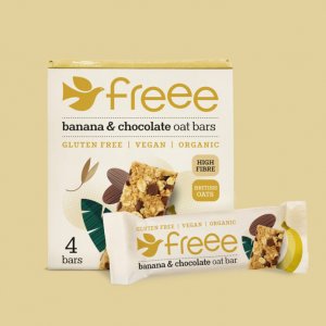 Doves Farm Flapjack MULTIPACK Banana & Chocolate Oat Bar 7 x 4 x 35g