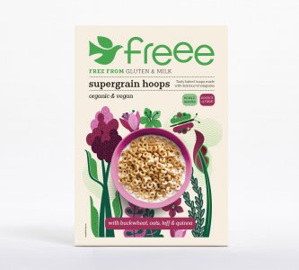 Doves Farm Gluten Free Organic Supergrain Hoops 5 x 300g