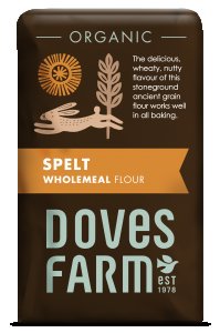 Doves Farm Organic Flour Wholemeal Spelt 5 x 1kg