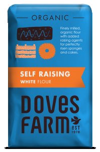Doves Farm Organic Self Raising White Flour 5 x 1kg