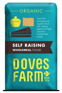 Doves Farm Organic Self Raising Wholemeal Flour 5 x 1kg