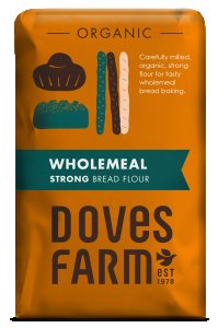 Doves Farm Organic Strong Wholemeal Bread Flour 5 x 1.5kg