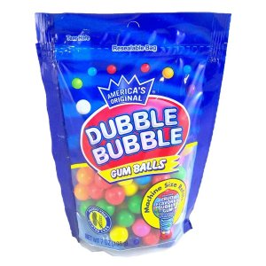 Dubble Bubble Assorted Gumballs 12 x 198g (7oz)