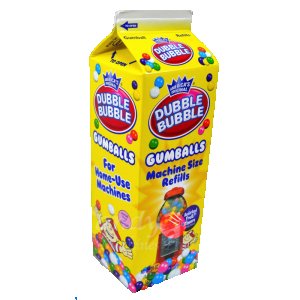 Dubble Bubble Assorted Gumballs Refill Carton 24 x 567g (20oz)