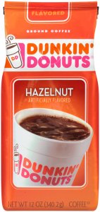 Dunkin Donuts Hazelnut Coffee 6 x 340.2g (12oz)