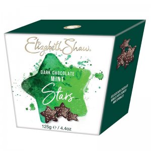 Elizabeth Shaw Dark Mint Stars 8 x 125g