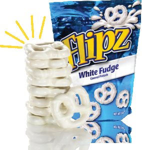 Flipz White Fudge Pretzel 6 x 141g (5oz)