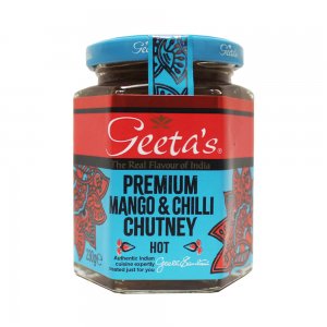 Geetas  Mango & Chilli Hot Chutney 6 x 230g