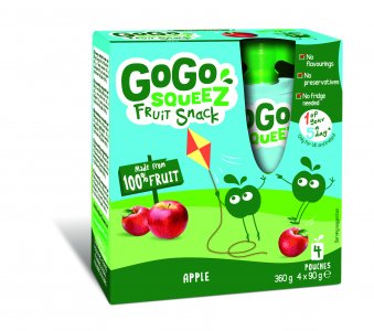 GoGo SqueeZ Apple 5 x 4 x 90g