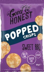 Good & Honest Chips Core Sweet BBQ 8 x 85g