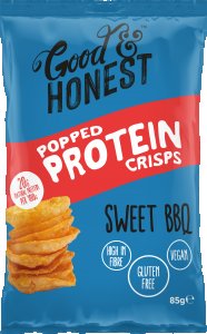 Good & Honest Chips Protein Sweet BBQ 8 x 85g