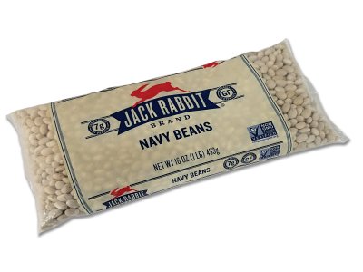 Jack Rabbit Navy Beans 24 x 453g (16oz)