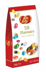 Jelly Belly 50 Flavours Gable Gift Box 12 x 200g 