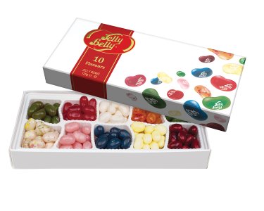 Jelly Belly Gift BOX 10 Assorted Flavours 12 x 125g 