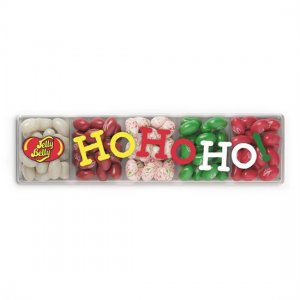 Jelly Belly Tree Acrylic Ho Ho Ho Box 5 Flavours 12 x 113g