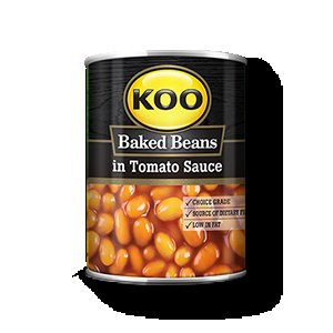 Koo Canned Baked Beans In Tomato Sauce 12 x 400g