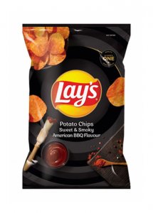 Lays Crisps Sweet & Smokey American BBQ 20 x 105g 