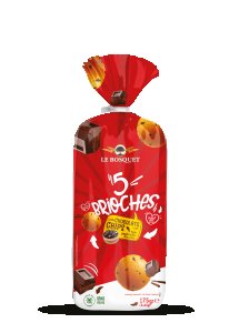 Le Bosquet Brioche Chocolate Chip (5 pack) 15 x 175g